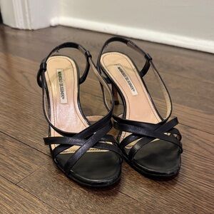 Manolo Blahnik Black Strappy Sandals